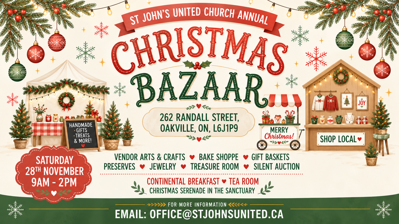 ST. JOHN'S CHRISTMAS BAZAAR 