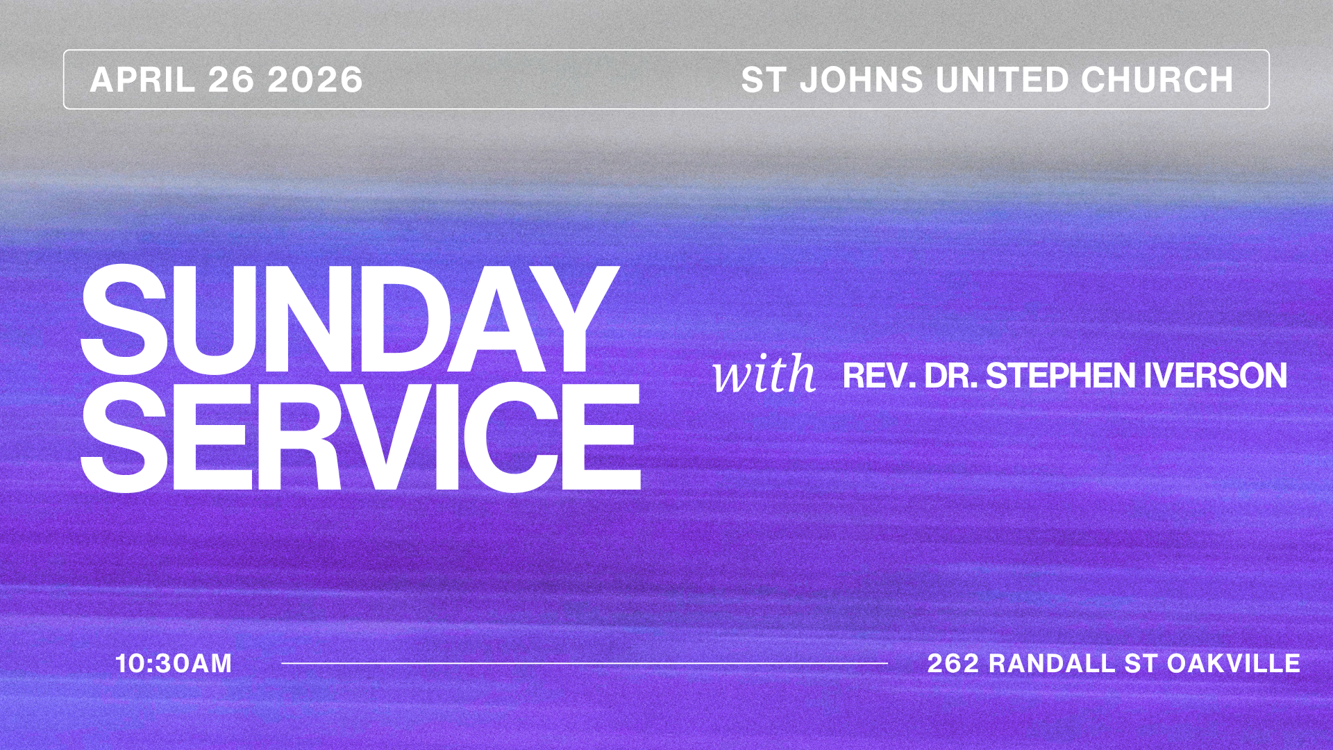 Sunday Service 