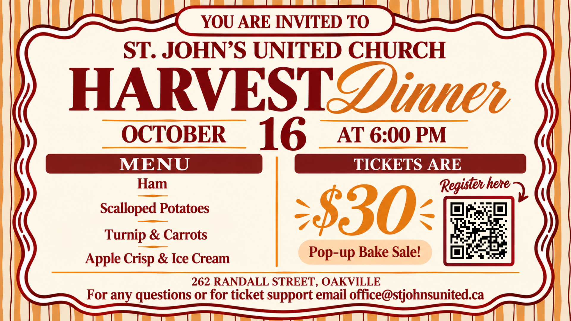 Harvest Dinner 