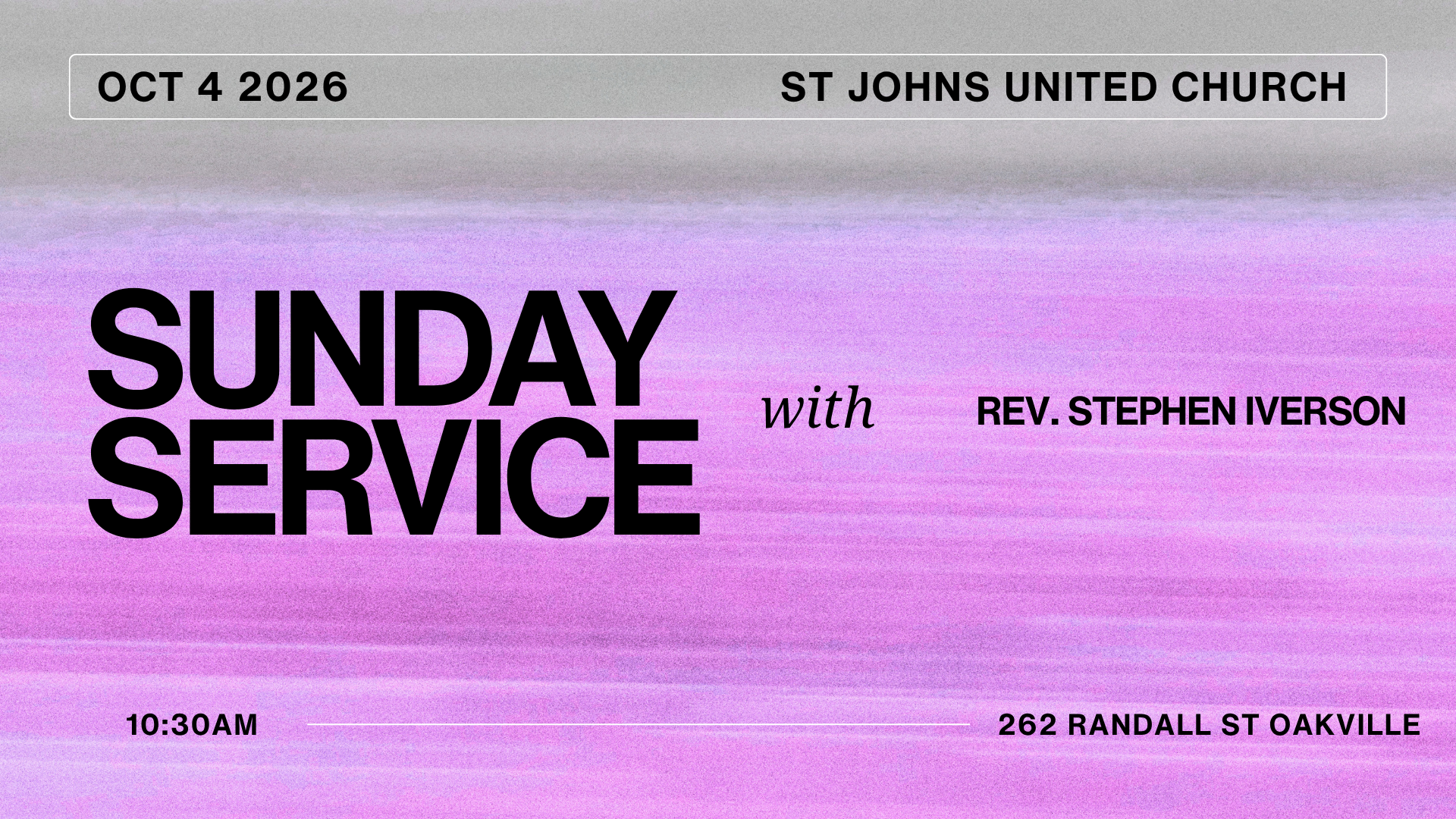 Sunday Service 