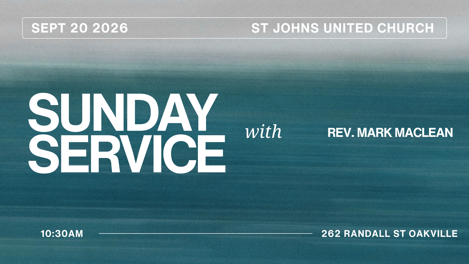 Sunday Service 