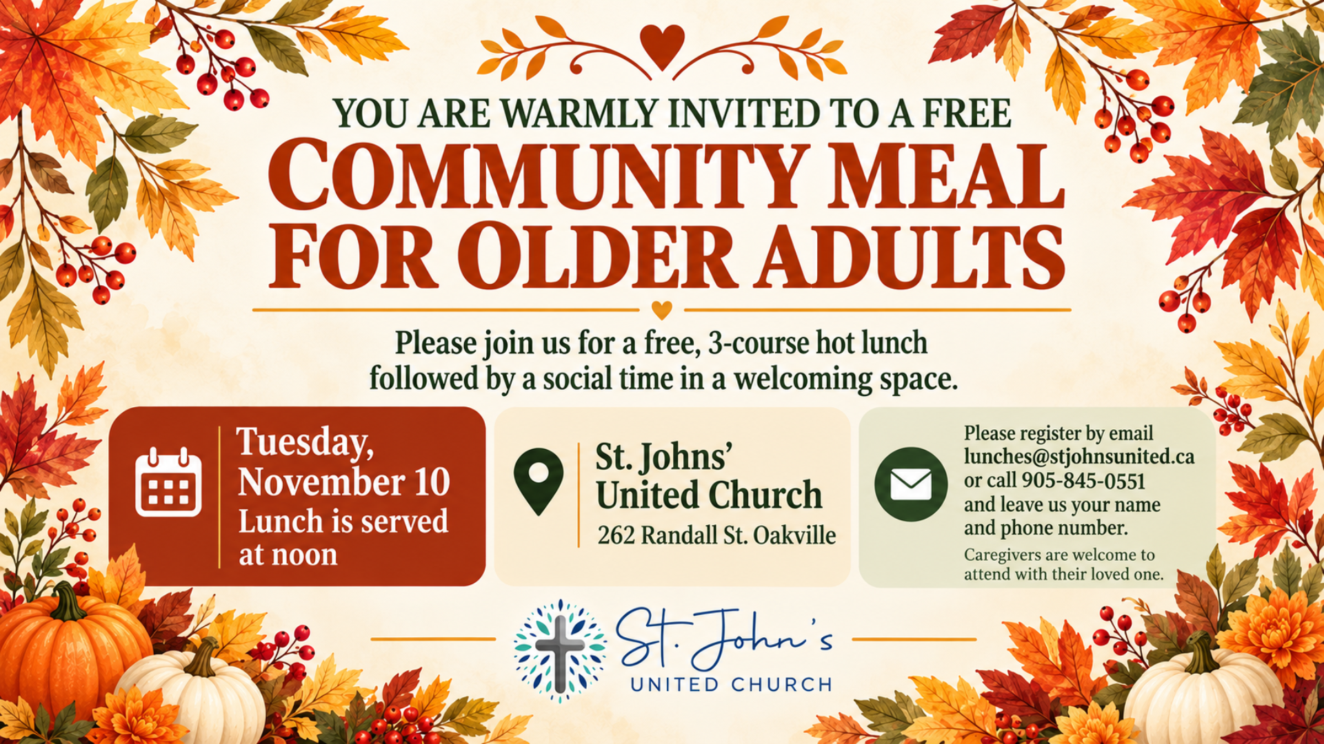 Community Meal for Older Adults 