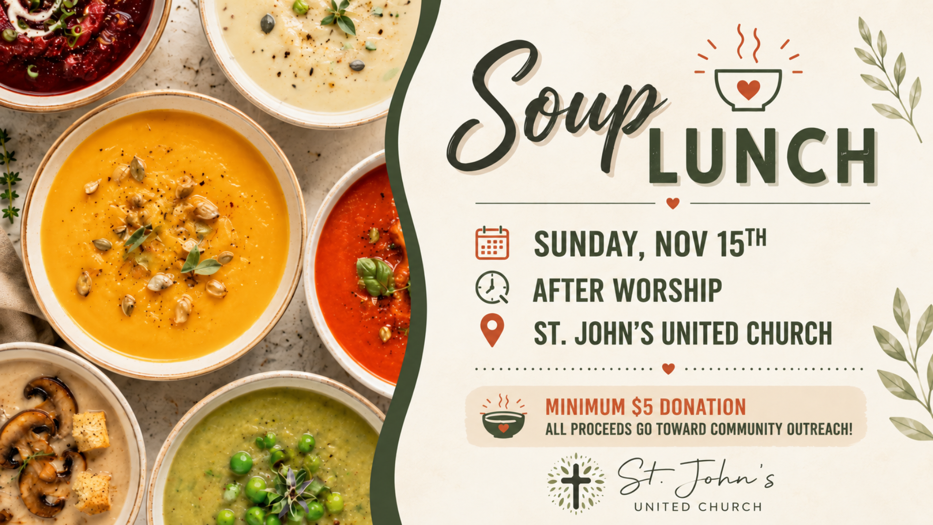 St. John's Soup Lunch 