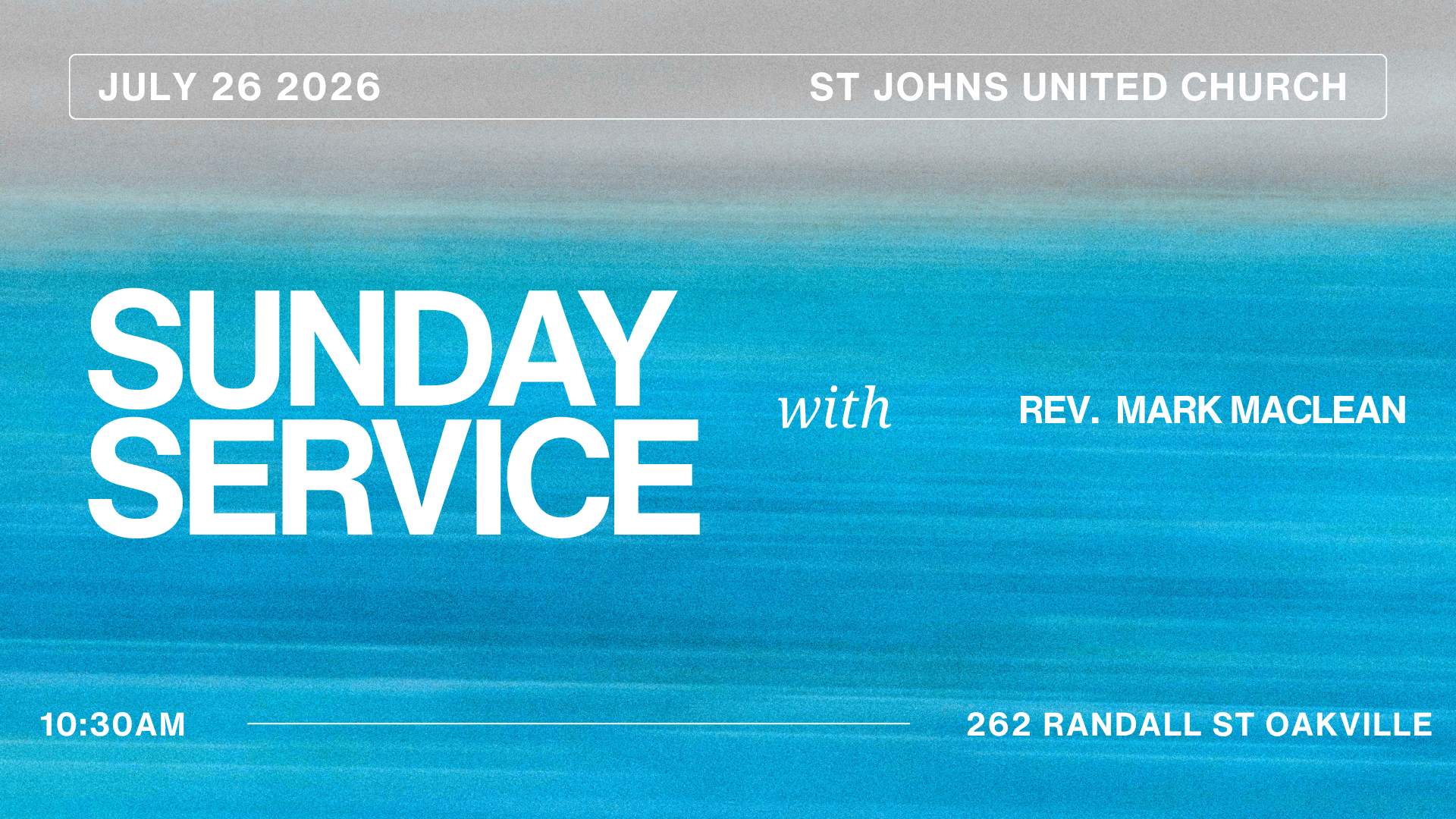 Sunday Service 