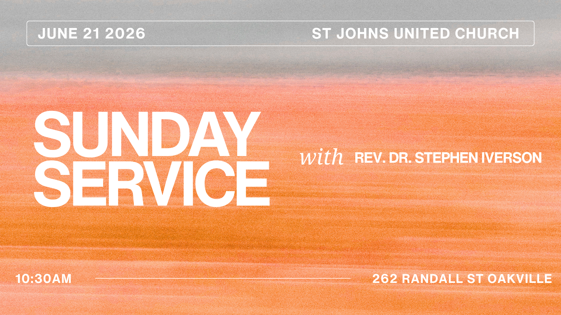 Sunday Service 