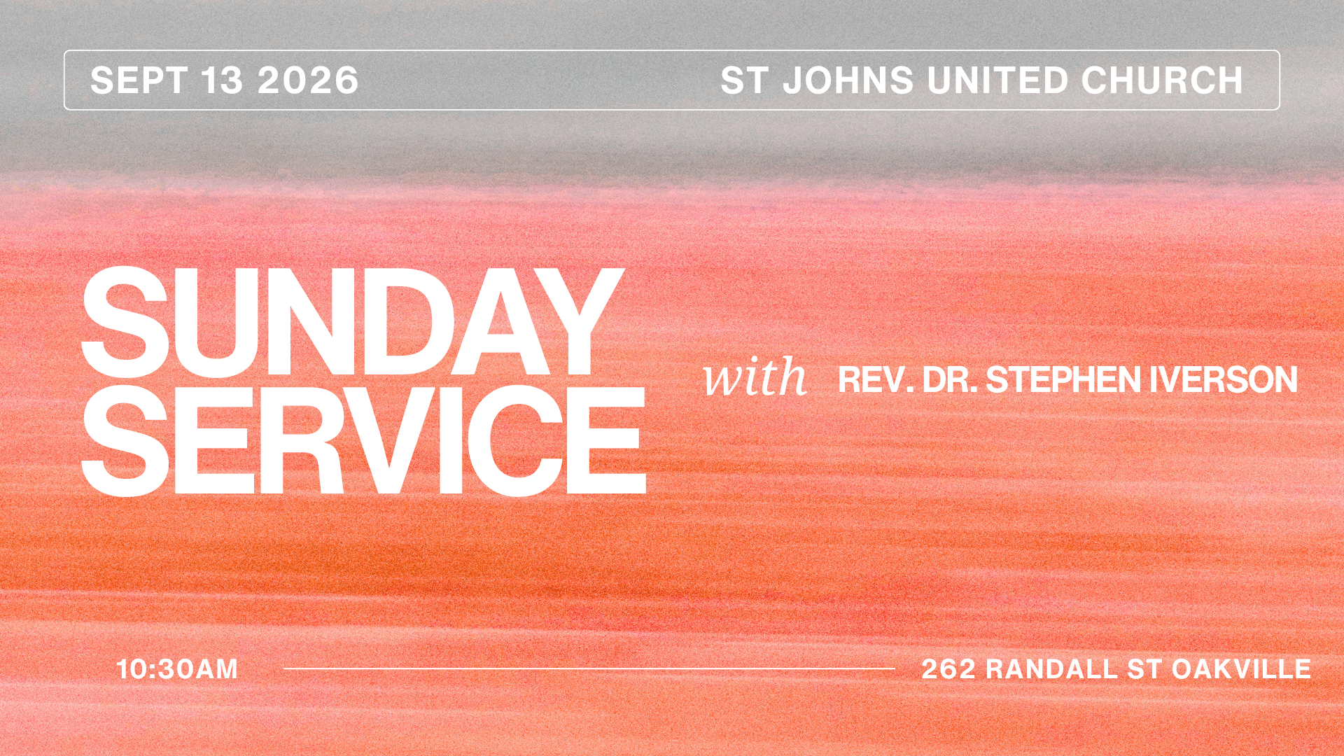 Sunday Service 