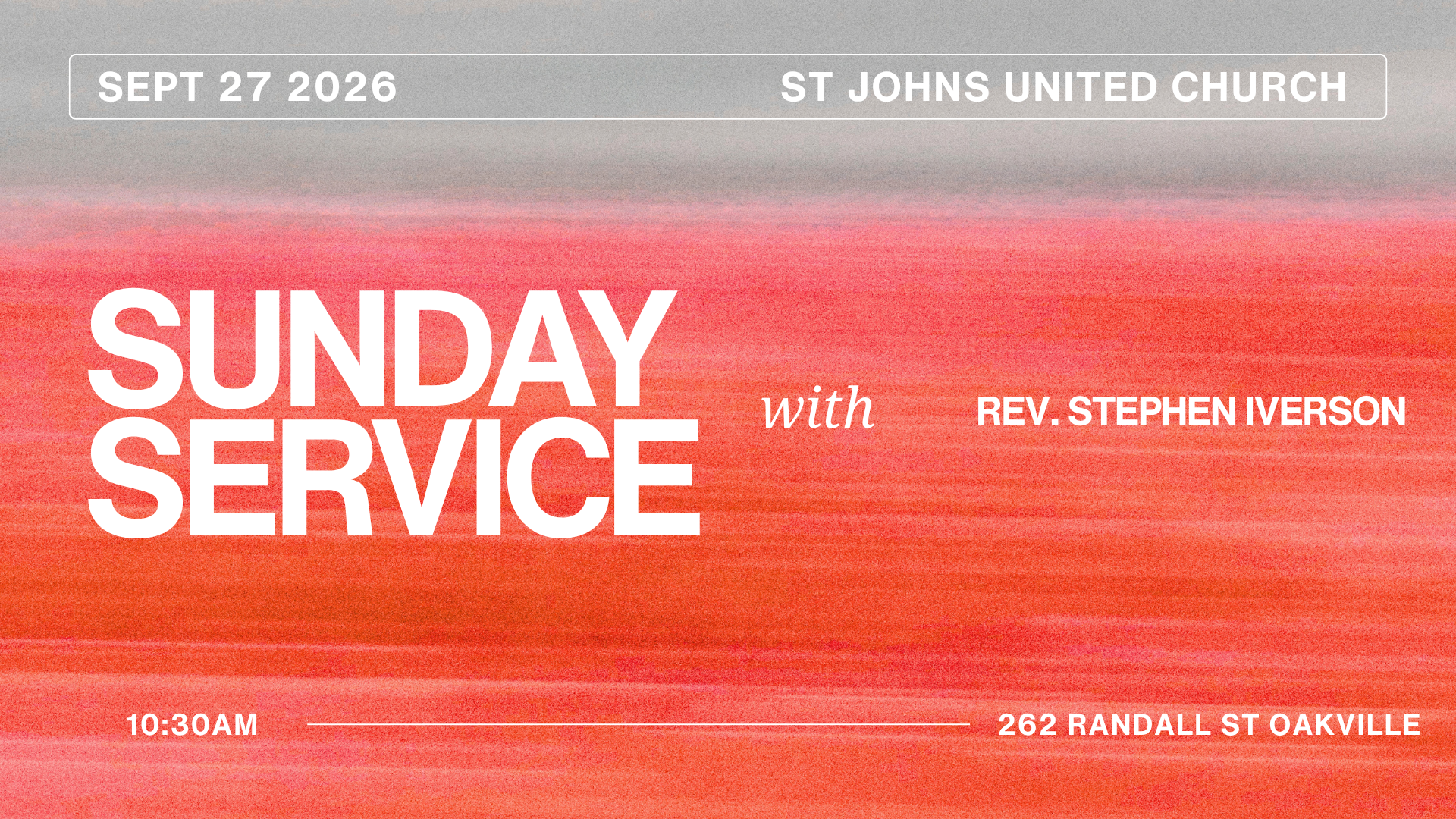 Sunday Service 